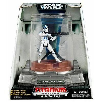 Фигурка Star Wars TITANIUM DIECAST Blue Clone Trooper 