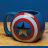Кружка 3D Captain America Shield Mug Чашка Марвел Капитан Америка 