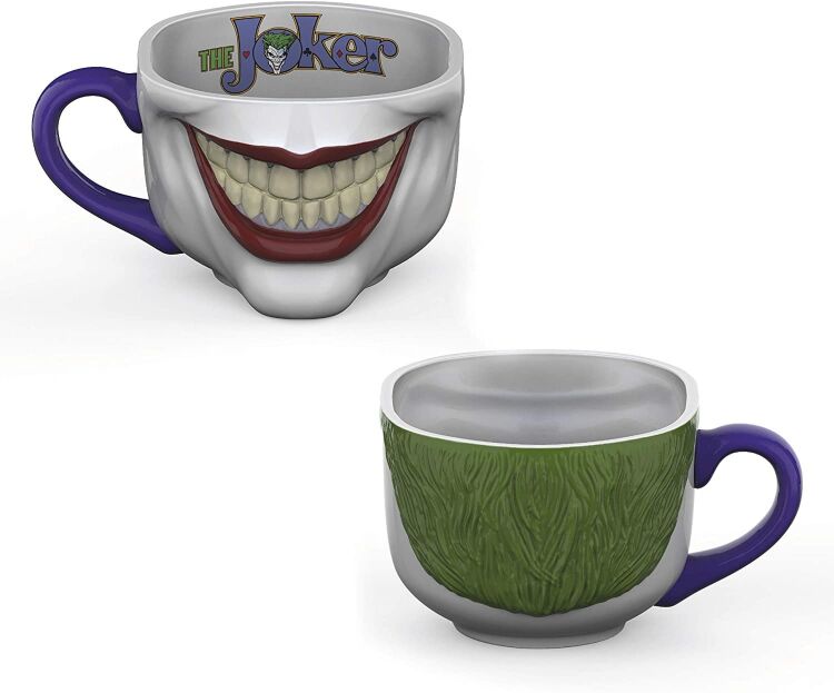 Чашка DC Comics  3D Sculpted ceramic Mug Joker 18 oz