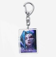 Брелок League Of Legends Arcane Jinx Anime Acrylic keychain Ліга Легенд Джинкс 3