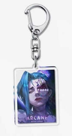 Брелок League Of Legends Arcane Jinx Anime Acrylic keychain Ліга Легенд Джинкс 3