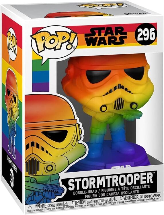 Фигурка Funko Star Wars: Pride Stormtrooper Rainbow Фанко Звёздные войны Штурмовик 296