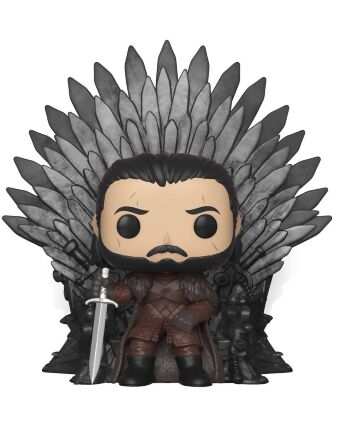 Фігурка Funko Pop Deluxe: Game of Thrones - Jon Snow Sitting On Iron Throne фанк Джон Сноу