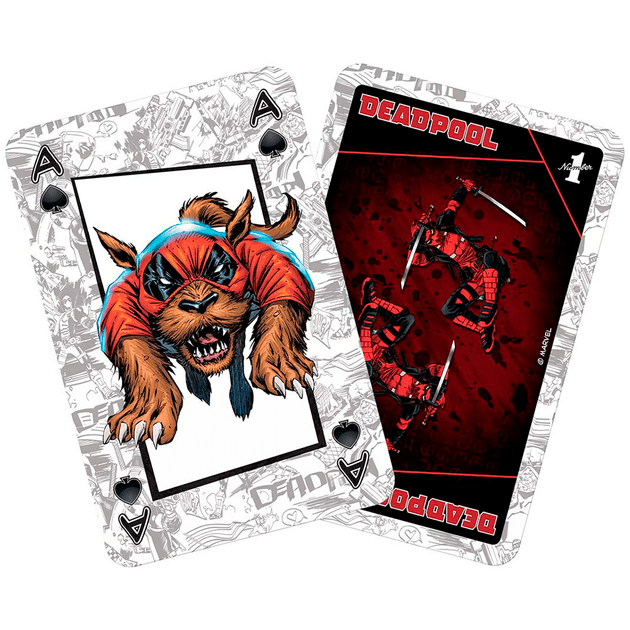 Игральные карты Марвел Marvel Deadpool Playing Cards Game Waddingtons Number 1