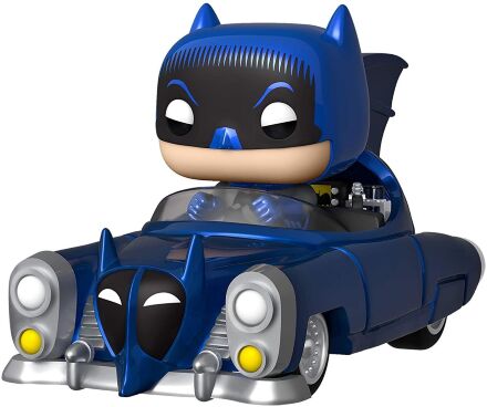 Фігурка Funko Pop Rides: Batman 80th - Blue Metallic 1950 Batmobile (Amazon Exclusive) фанко бэтмобиль 277