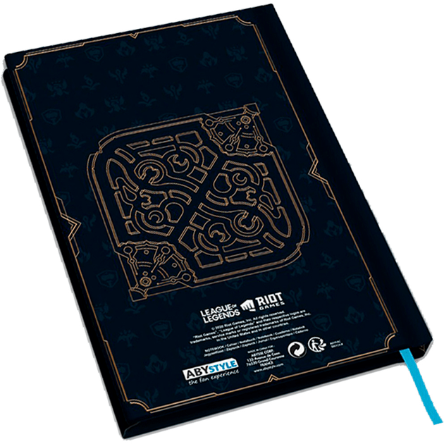 Записная книжка ABYstyle League of Legends Hexteck Logo Блокнот Лига Легенд