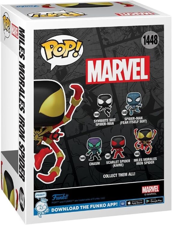 Фигурка Funko Marvel: Miles Morales Iron Spider фанко Майлз Моралес Железный Паук 1448