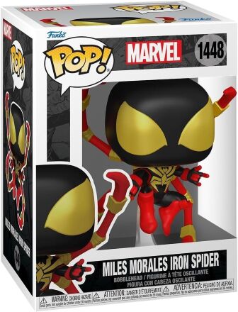Фігурка Funko Marvel: Miles Morales Iron Spider фанко Майлз Моралес Залізний Павук 1448