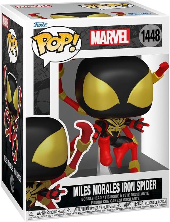 Фигурка Funko Marvel: Miles Morales Iron Spider фанко Майлз Моралес Железный Паук 1448