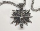 Кулон Геральта медальйон 3D Відьмак (The Witcher) з нержавіючої сталі суцільний + мішочок