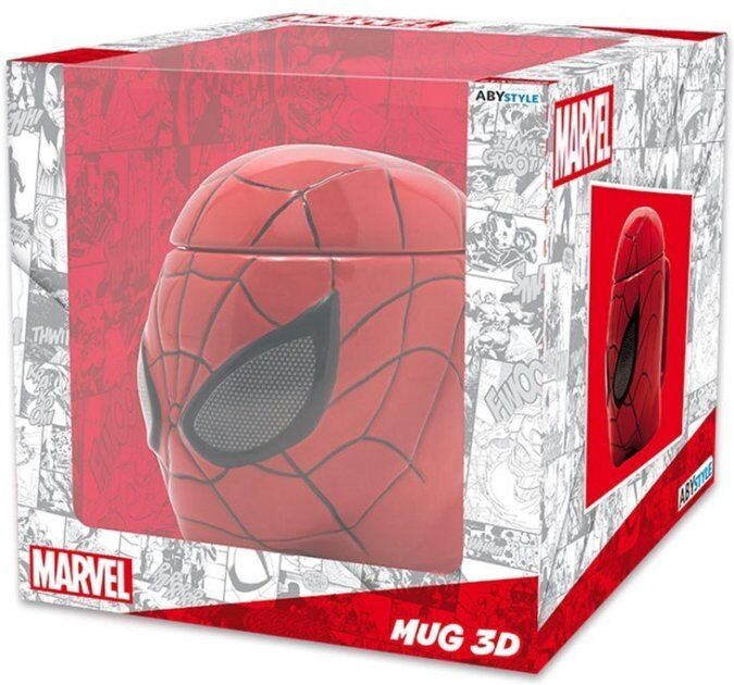 Кружка Marvel Spiderman Ceramic 3D Mug Чашка Человек паук 350 мл