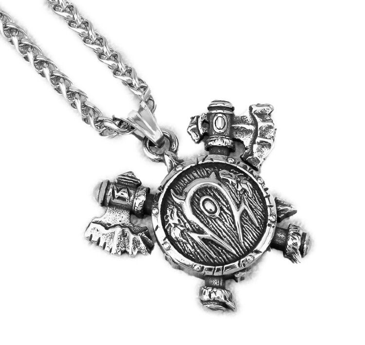 Медальон World of Warcraft Horde Варкрафт Орда (нержавеющая сталь) + подарочн.бокс