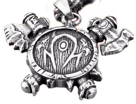 Медальон World of Warcraft Horde Варкрафт Орда (нержавеющая сталь) + подарочн.бокс