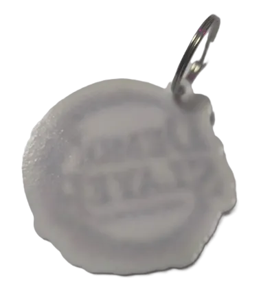 Брелок Demon Slayer Logo Keychain ABS пластик Клинок, що розсікає демонів 6 см.