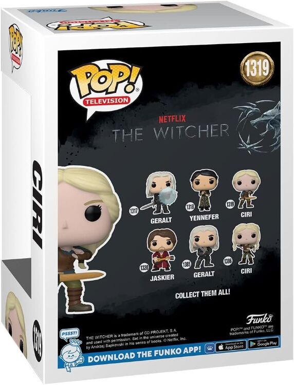 Фигурка Funko Witcher TV Netflix: Ciri фанко Ведьмак Цири 1319
