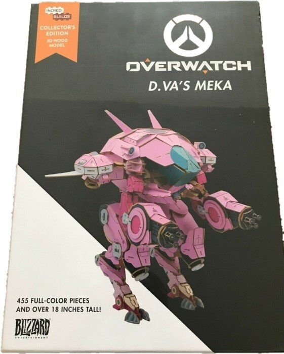 Конструктор из дерева 3D Overwatch D.Va 18" IncrediBuilds Collectible Wood Model 45 см