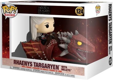 Фігурка Funko House of Dragon Rhaenys Targaryen with Meleys фанко Дім дракона Рейніс Таргарієн і Мелеїс 124