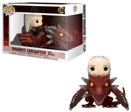 Фігурка Funko House of Dragon Rhaenys Targaryen with Meleys фанко Дім дракона Рейніс Таргарієн і Мелеїс 124