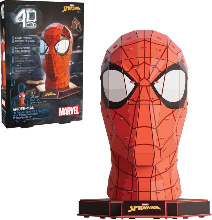 Пазл 4D Build Marvel Spider-Man puzzle 3D картон Людина павук 82 шт.