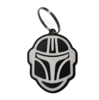 Брелок Star Wars Boba Fett Mandalorian Keychain ABS пластик Звездные войны Мандалорец Боба Фет 5 см.