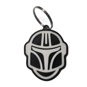 Брелок Star Wars Boba Fett Mandalorian Keychain ABS пластик Зоряні війни Мандалорець Боба Фет 5 см.