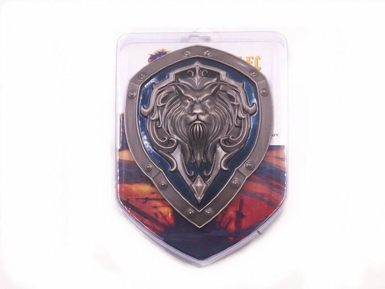 World of Warcraft Alliance Logo Shield Metal