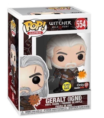 Фигурка Funko Pop Ведьмак (Witcher) Geralt Геральт Glow in The Dark (GameStop Exclusive) 
