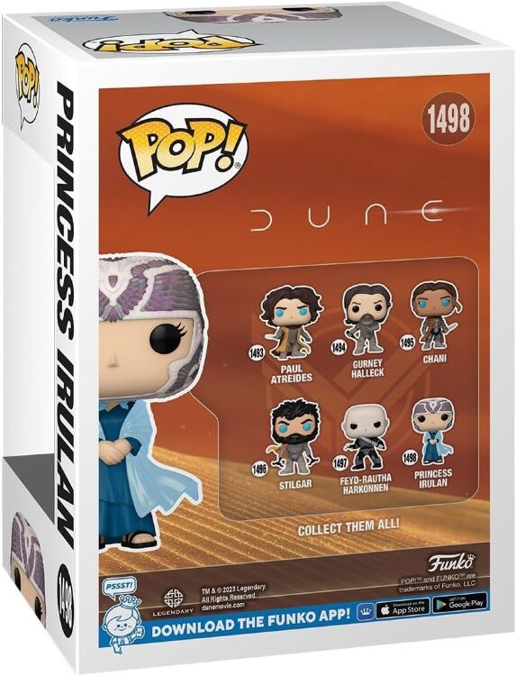 Фигурка Funko Pop Movies: Dune Princess Irulan фанко Дюна Принцесса Ирулан 1498