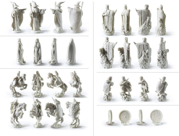 Шахматы Властелин колец Lord of The Rings Battle for Middle Earth Chess Set (The Noble Collection)