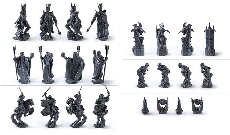 Шахматы Властелин колец Lord of The Rings Battle for Middle Earth Chess Set (The Noble Collection)