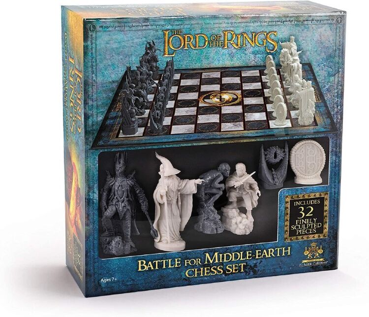 Шахматы Властелин колец Lord of The Rings Battle for Middle Earth Chess Set (The Noble Collection)