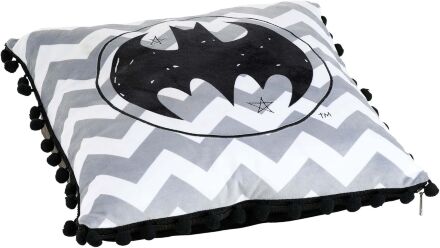 Подушка DC COMICS Batman Logo Black Pom Pom Pillow 40 см.