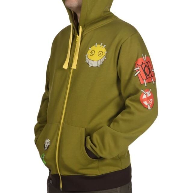 Кофта Реглан OVERWATCH Ultimate Bastion ZipUp Hoodie Овервотч Худи Бастион (размер XL)