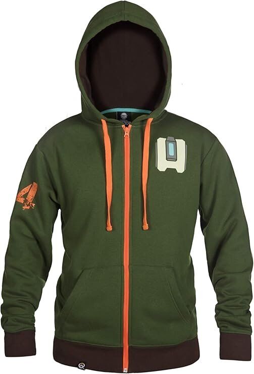 Кофта Реглан OVERWATCH Ultimate Bastion ZipUp Hoodie Овервотч Худи Бастион (размер XL)