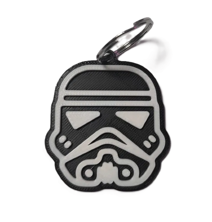 Брелок Star Wars Stormtrooper Keychain ABS пластик Звездные войны Штурмовик 5 см.