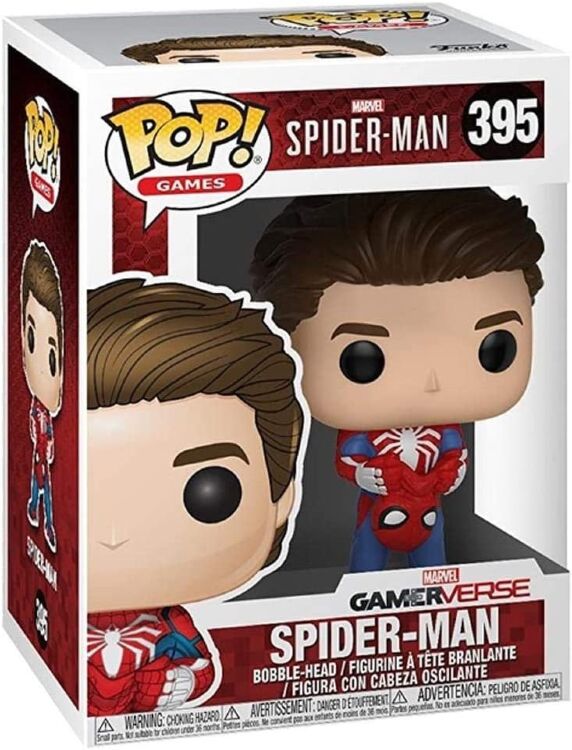 Фигурка Funko Marvel Games: Spider-Man Unmasked Фанко Человек паук без маски 395
