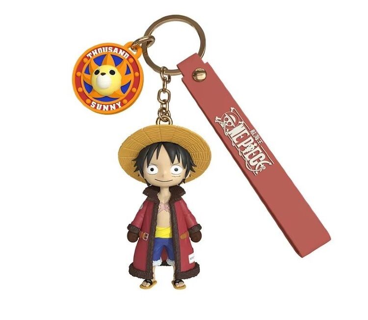 Брелок подвеска на рюкзак One Piece Luffy 3D Keychain Anime Backpack 3