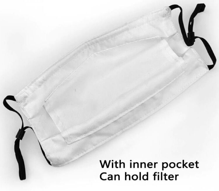 Маска защитная для лица Mortal Kombat Scorpion №4 + 2 угольных фильтра 