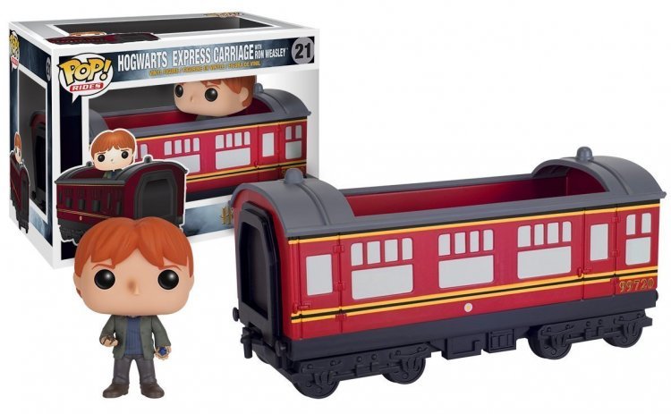 Фигурка POP Rides: Harry Potter - Hogwarts Express Train car with Ron Weasley Action Figure