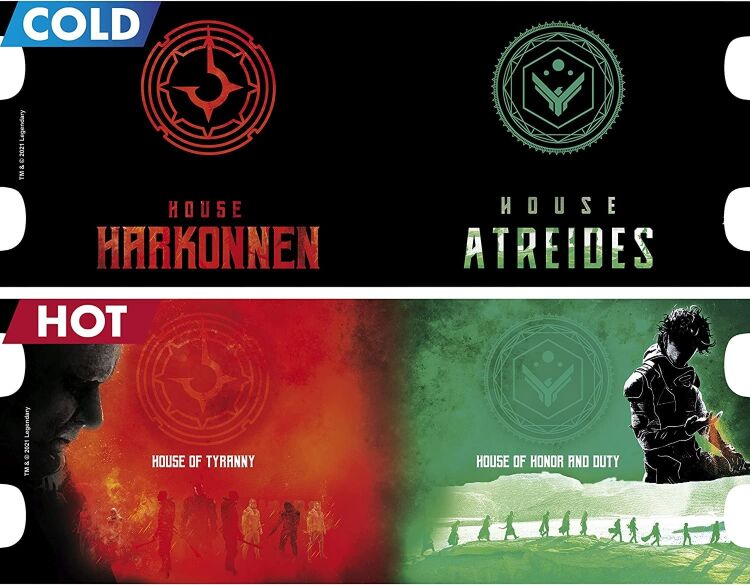 Чашка хамелеон Abystyle DUNE Heat Change Atreides vs Harkonnen Mug кружка Дюна 460 мл