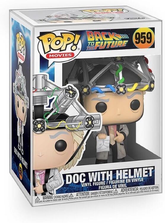 Фигурка Funko Back to The Future: Doc with Helmet фанко Назад в будущее Док в шлеме 959