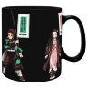 Чашка хамелеон Demon Slayer Mug Tanjiro Nezuko Zenitsu Inosuke Anime кухоль 460 мл