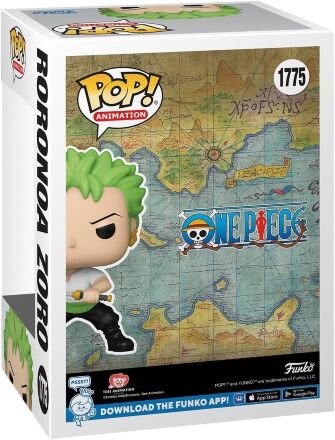 Фігурка Funko One Piece: Roronoa Zoro Фанко Ван-Піс Великий куш 1775
