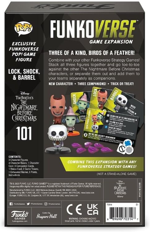 Настольная игра Funko Games Funkoverse: The Nightmare Before Christmas фанко Кошмар перед Рождеством 101