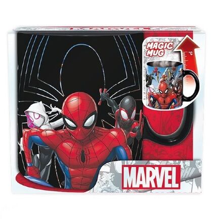 Чашка хамелеон Abystyle MARVEL Spider-Man Multiverse Ceramic Mug кухоль Людина-павук 460 мл