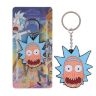 Брелок Рік і Морті Rick And Morty №9 Двосторонній Об'ємний 3D брелок