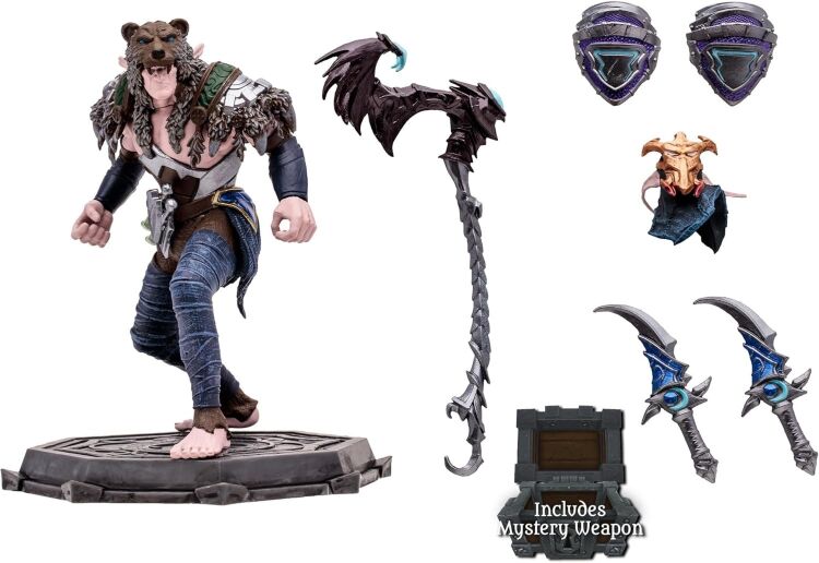 Фигурка McFarlane World of Warcraft Elf Druid Rogue Rare Варкрафт Эльф Друид Разбойник 16 см.