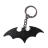 Брелок Batman Logo Keychain ABS пластик Бэтмен Лого чёрный 8 см.