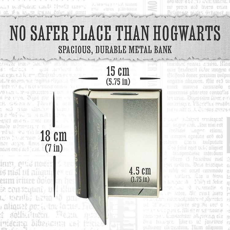 Копилка Книга Harry Potter Coin Bank Money Safe Book (металл)