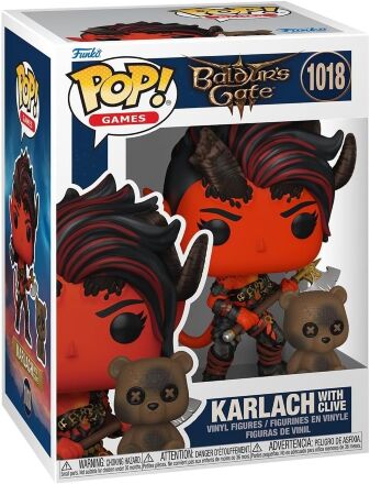 Фігурка Funko Baldur`s Gate: Karlach with Clive Фанко Брама Балдура Карлах 1018